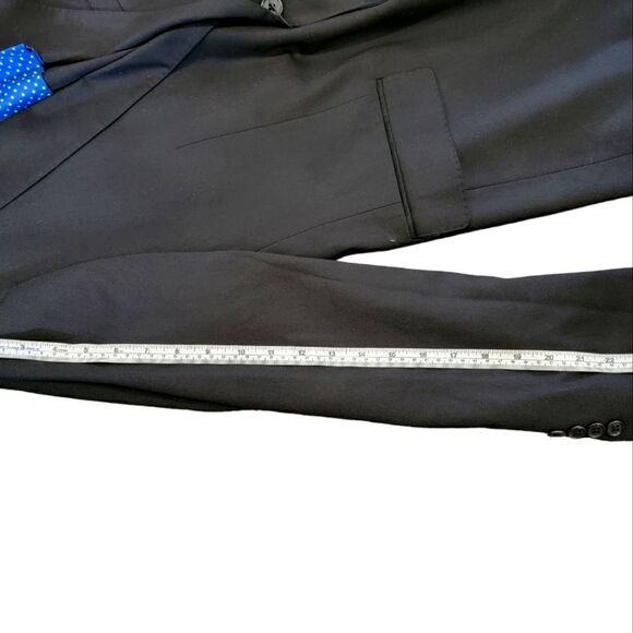 NWT Alton Lane 44R Blazer Suit Jacket Black Tailored Fit 3-Pocket - Picture 3 of 4